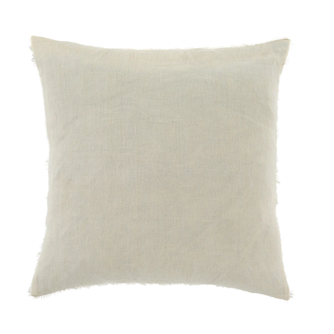 Indaba Lina Linen Ivory Pillow