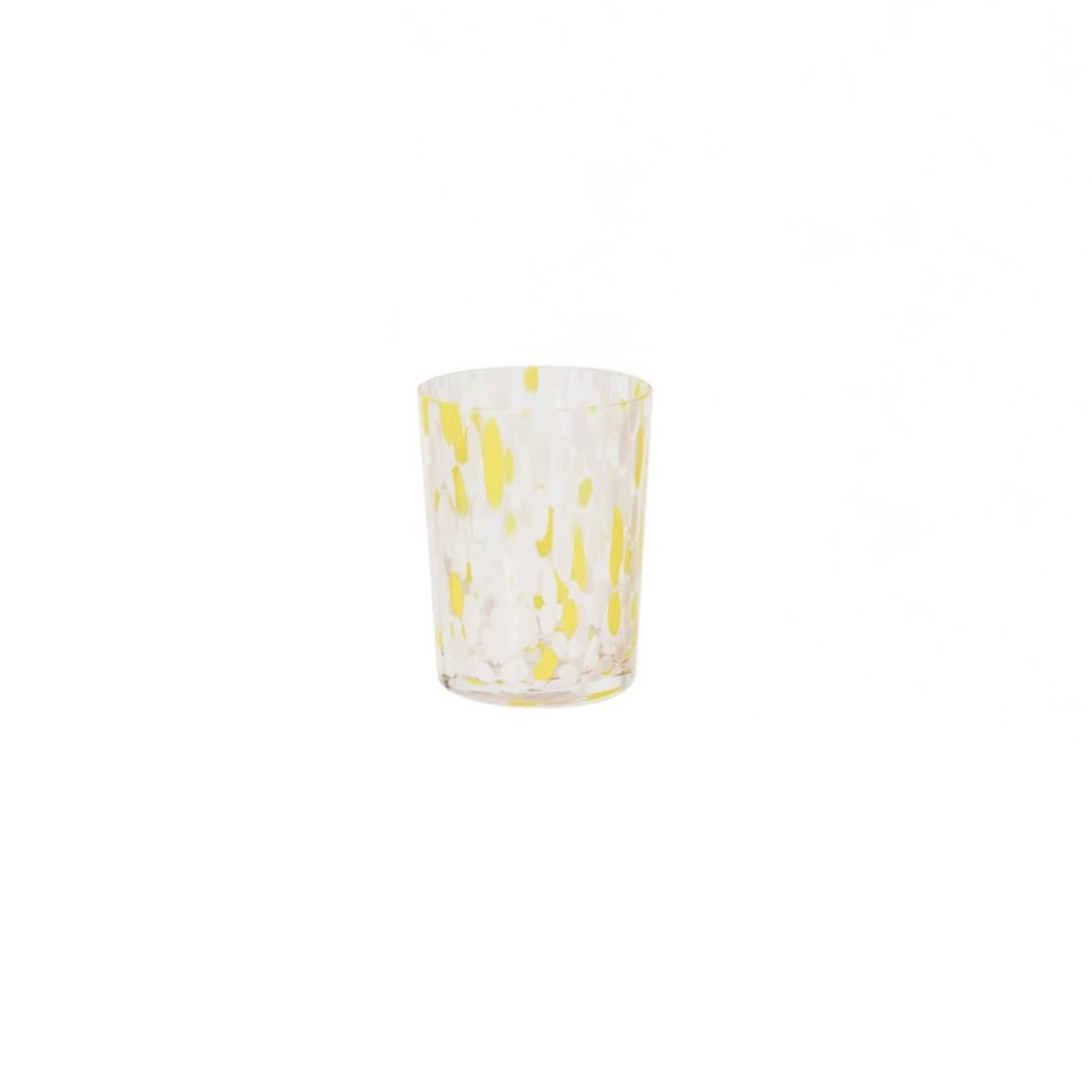 12 oz. Hand Blown Confetti Drinking Glass