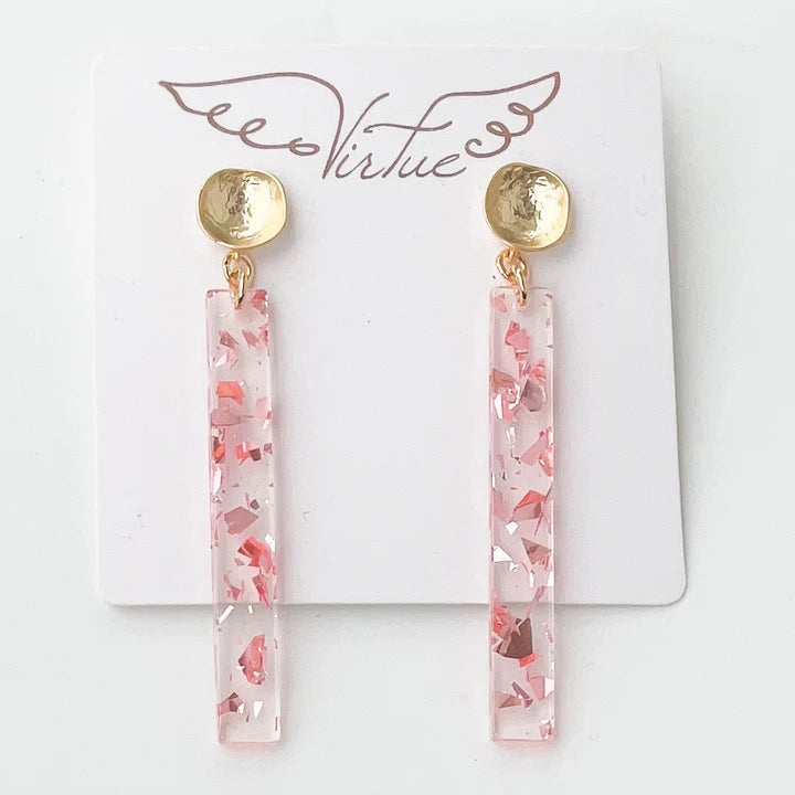 Acrylic Bar Earrings