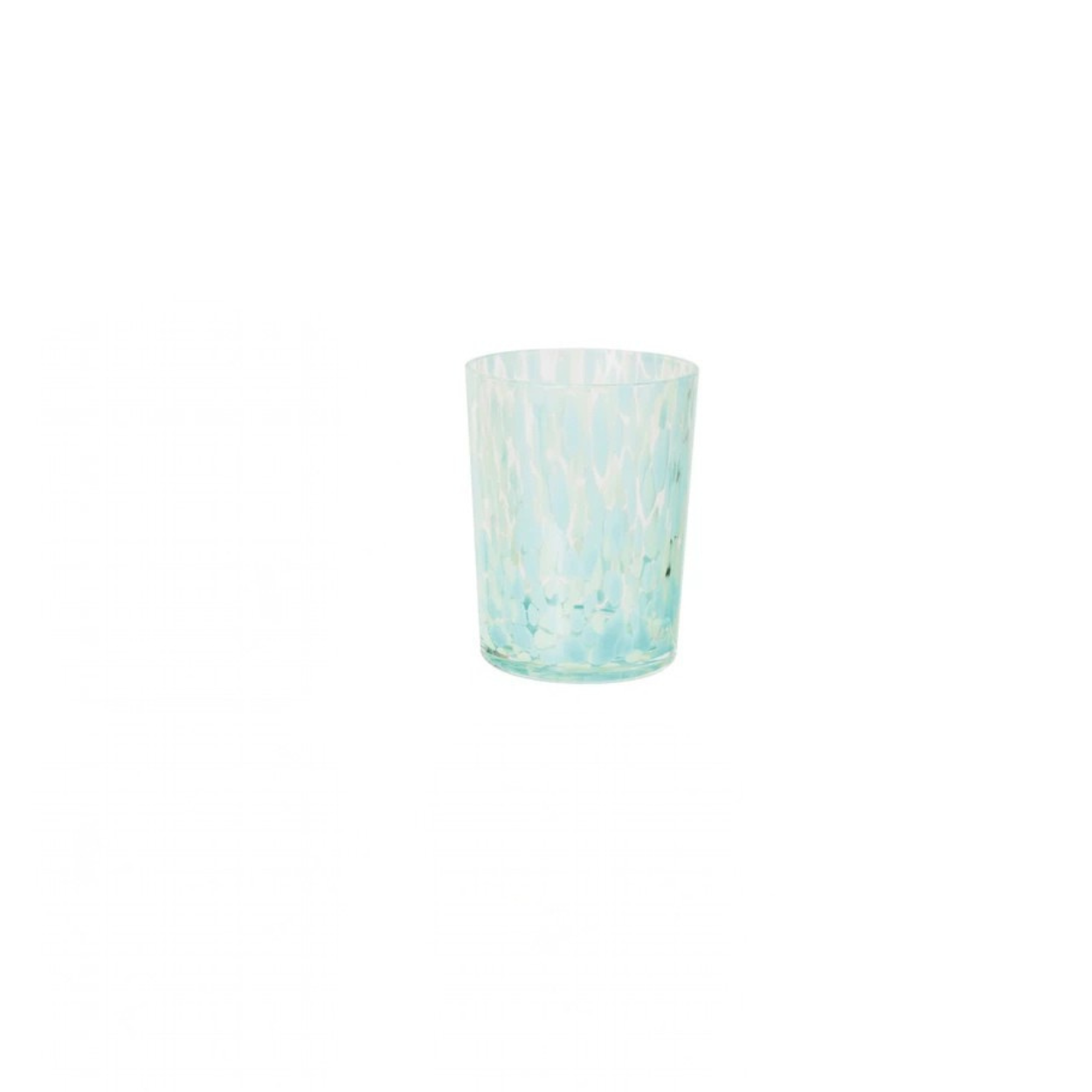 12 oz. Hand Blown Confetti Drinking Glass