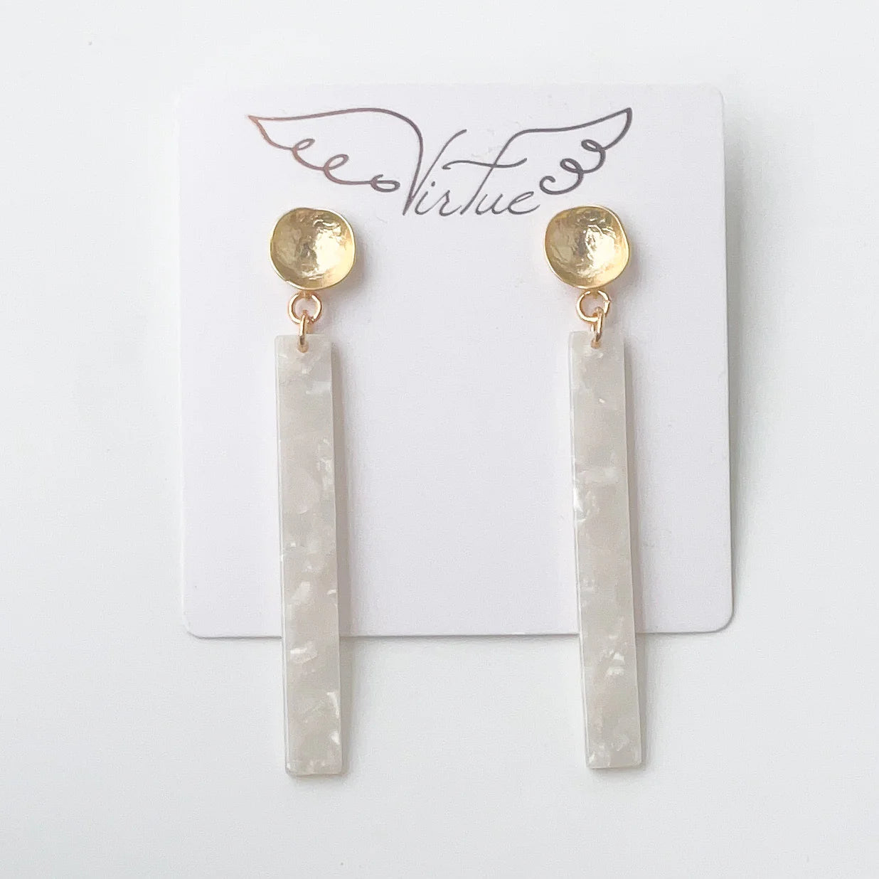 Acrylic Bar Earrings