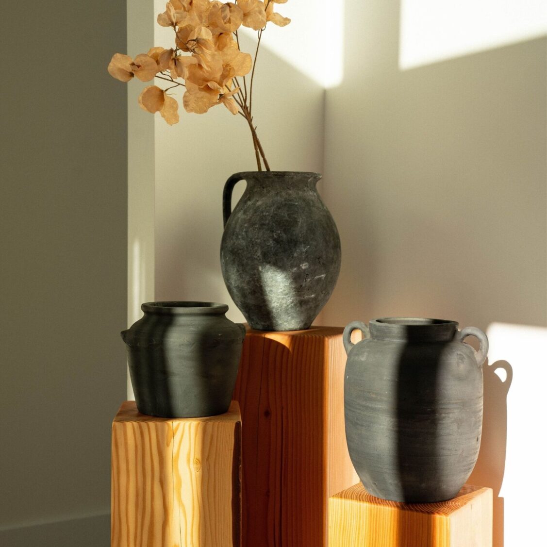 Provenance Burnt Terracotta Vase