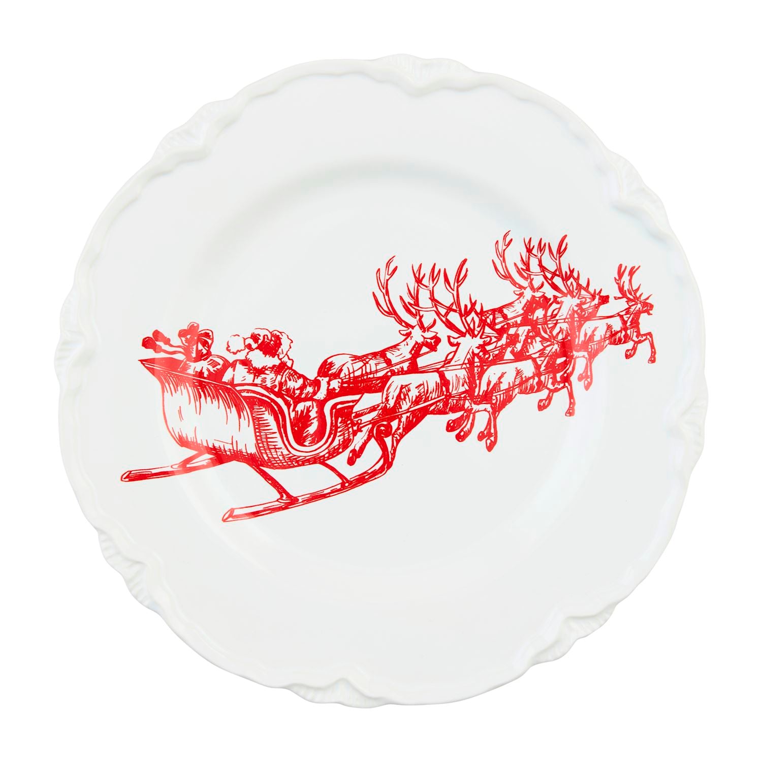 Toile Stoneware Dessert Plates