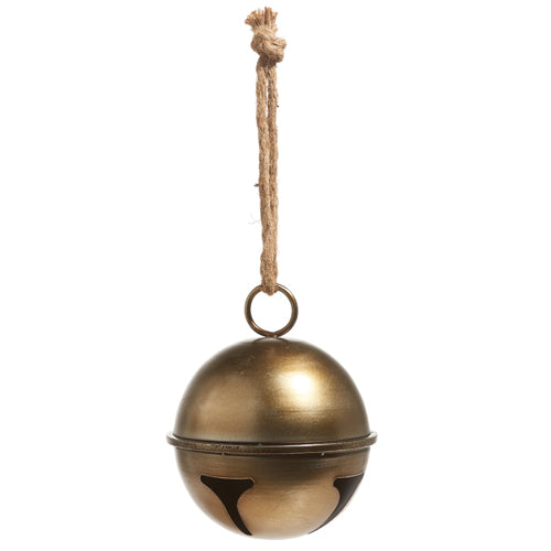 Antique Gold Jingle Bell Ornament