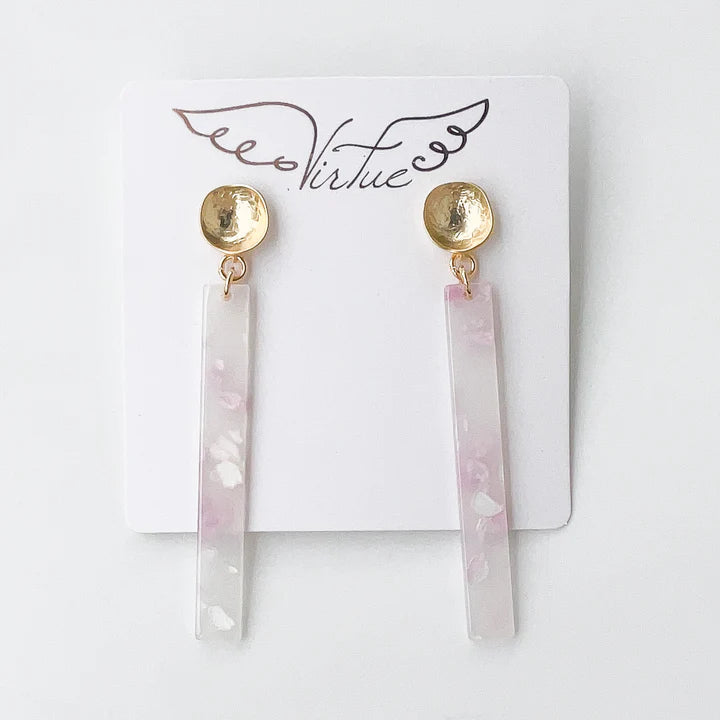 Acrylic Bar Earrings