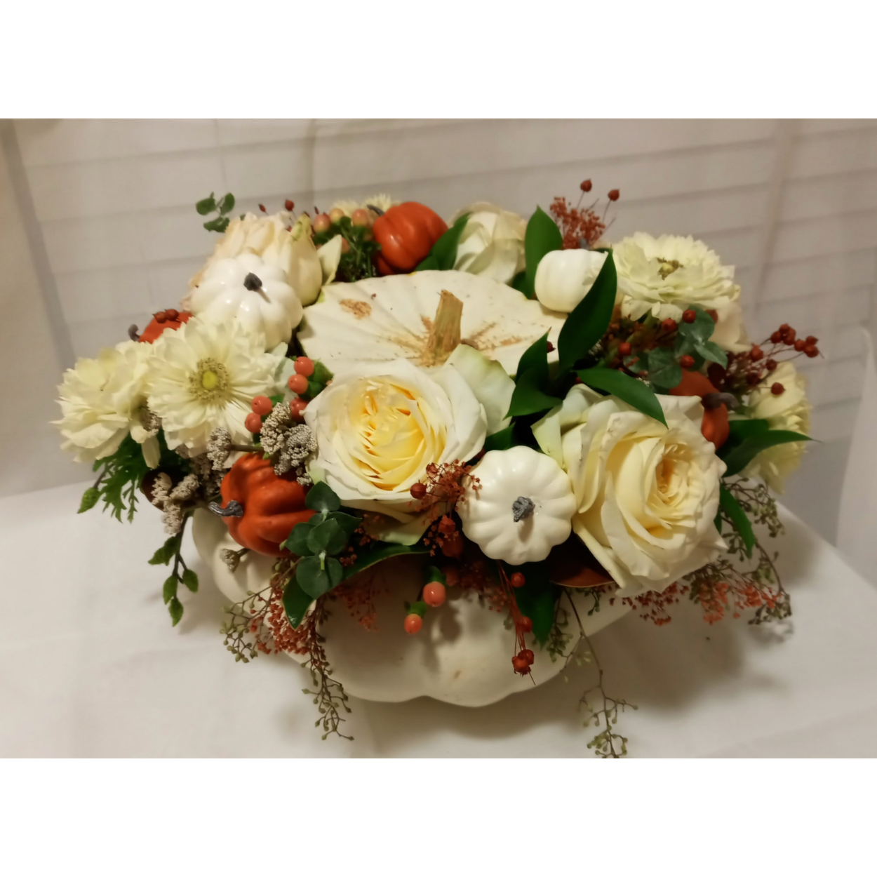 Pumpkin Floral Arrangements by Design Explored Florals