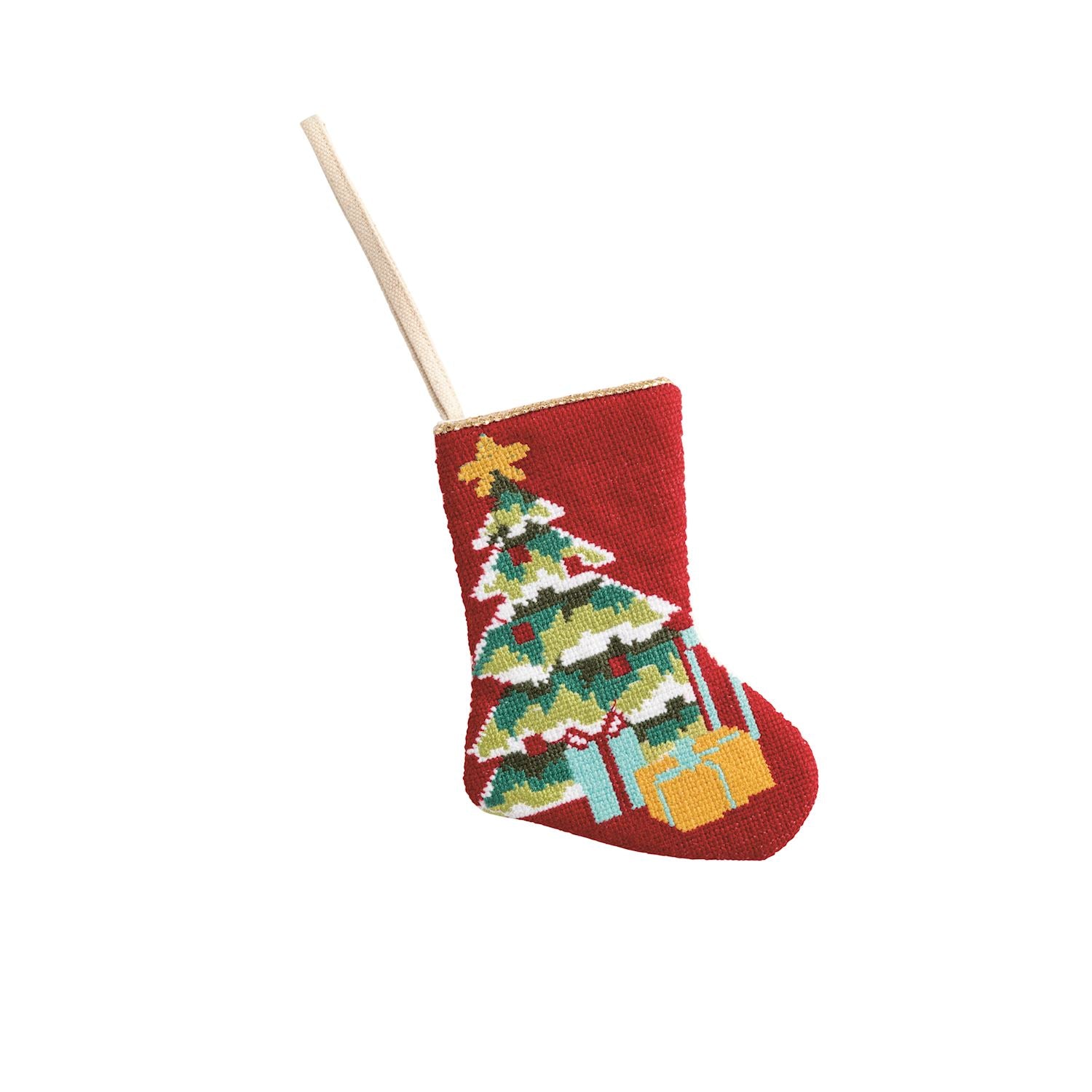 Miniature Needlepoint Stocking