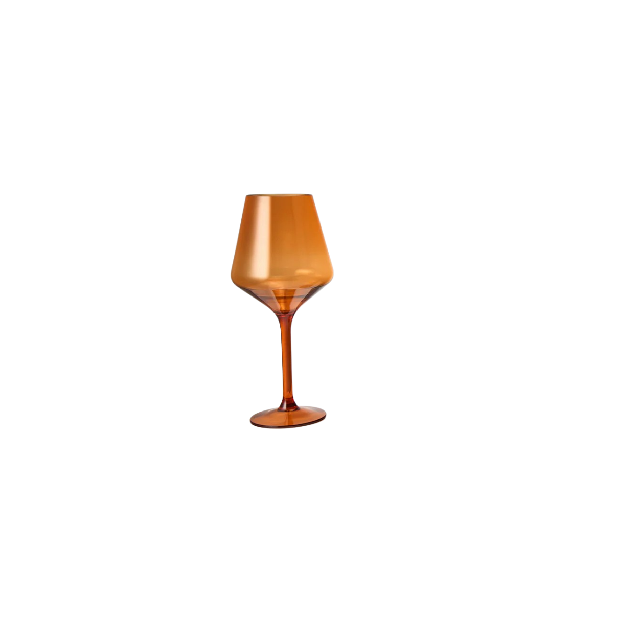Acrylic Pastel Colored Wine Glass