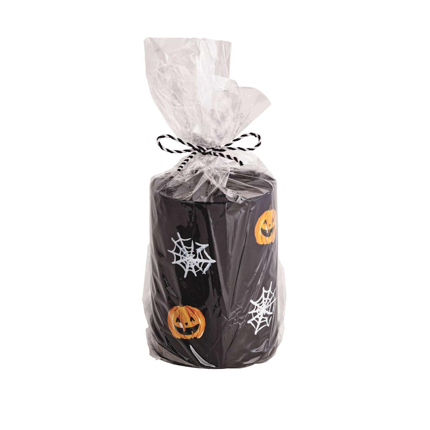 Hand-Painted Halloween Pillar Candle
