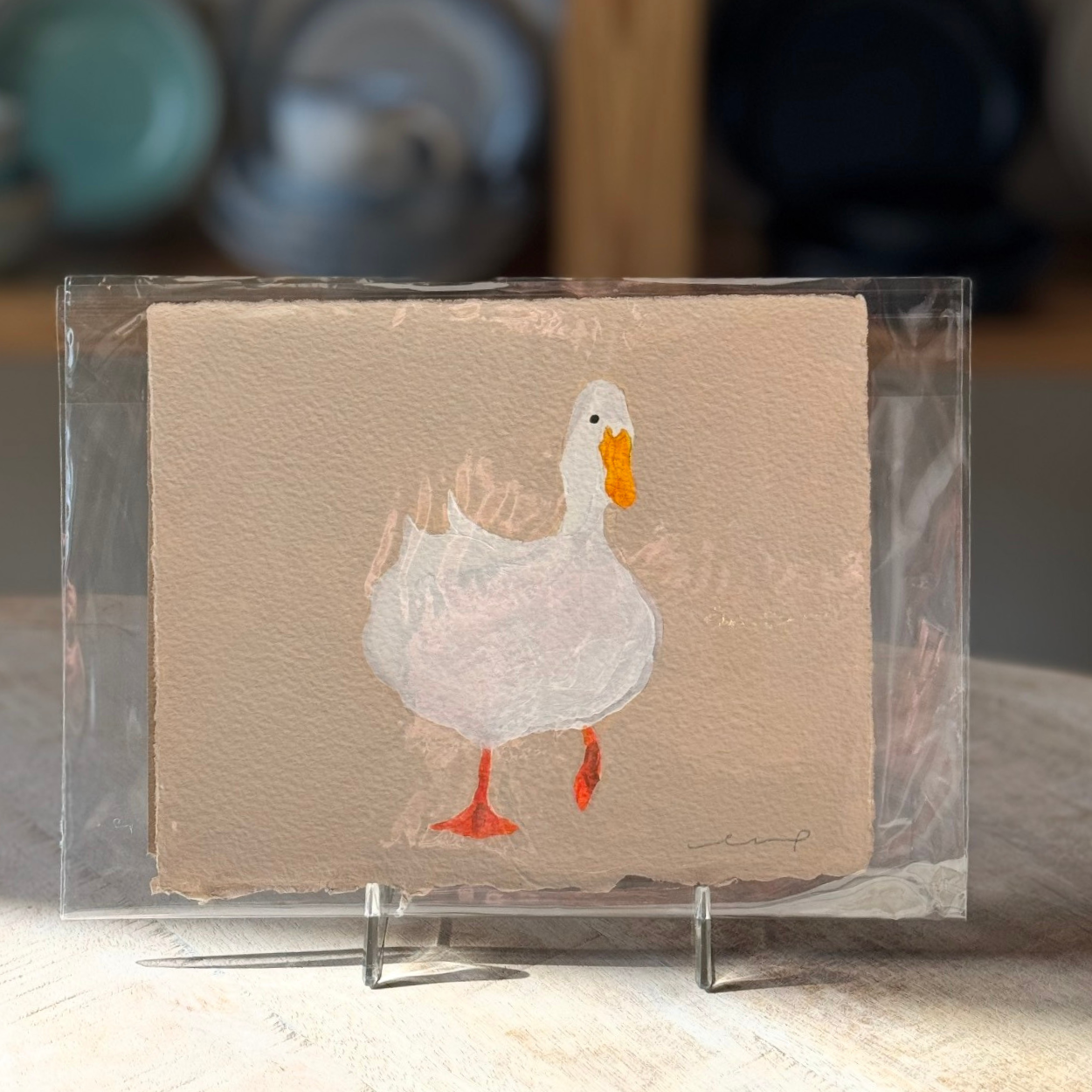 LELLO CO. Small Duck Watercolor Paintings