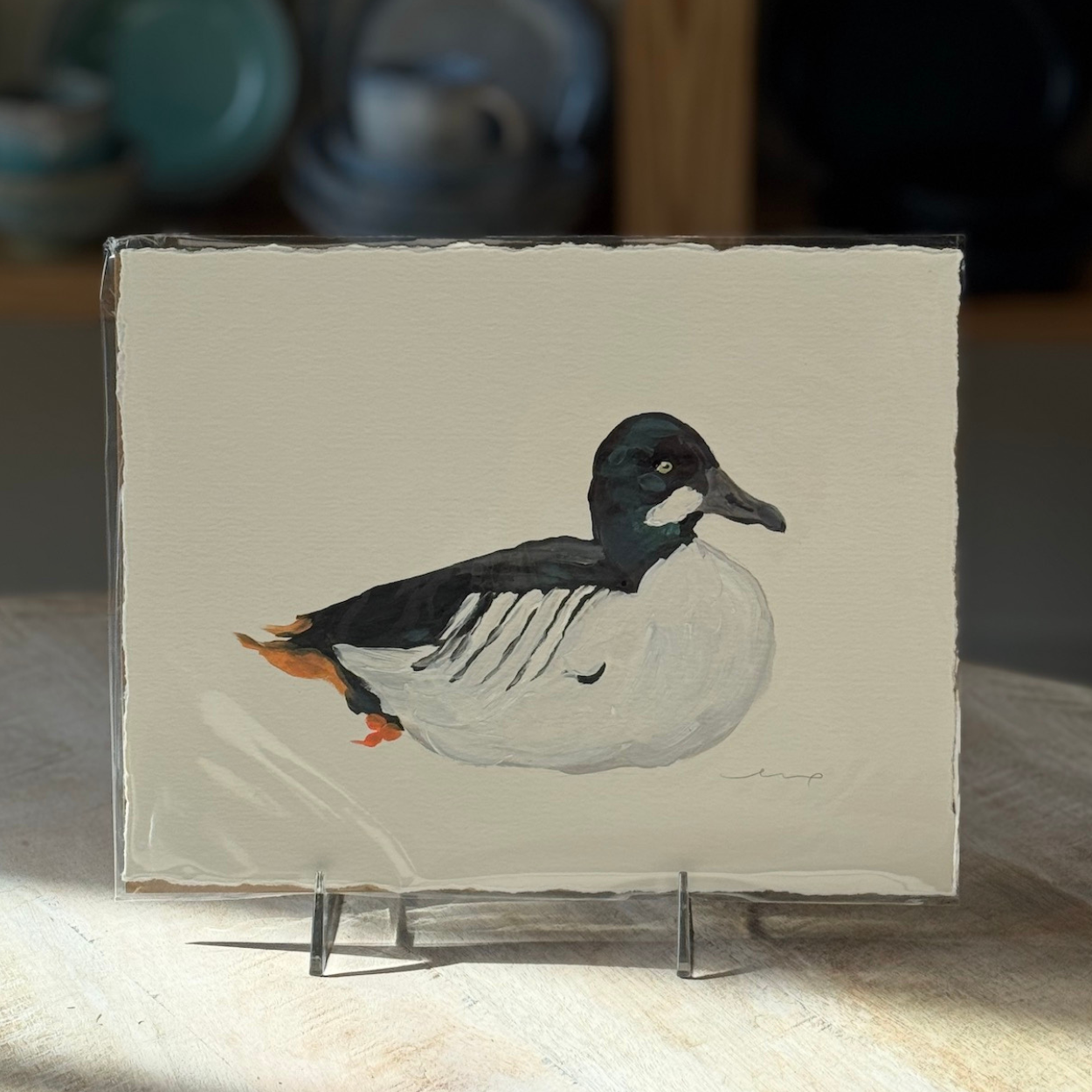 LELLO CO. Large Duck Watercolor Paintings