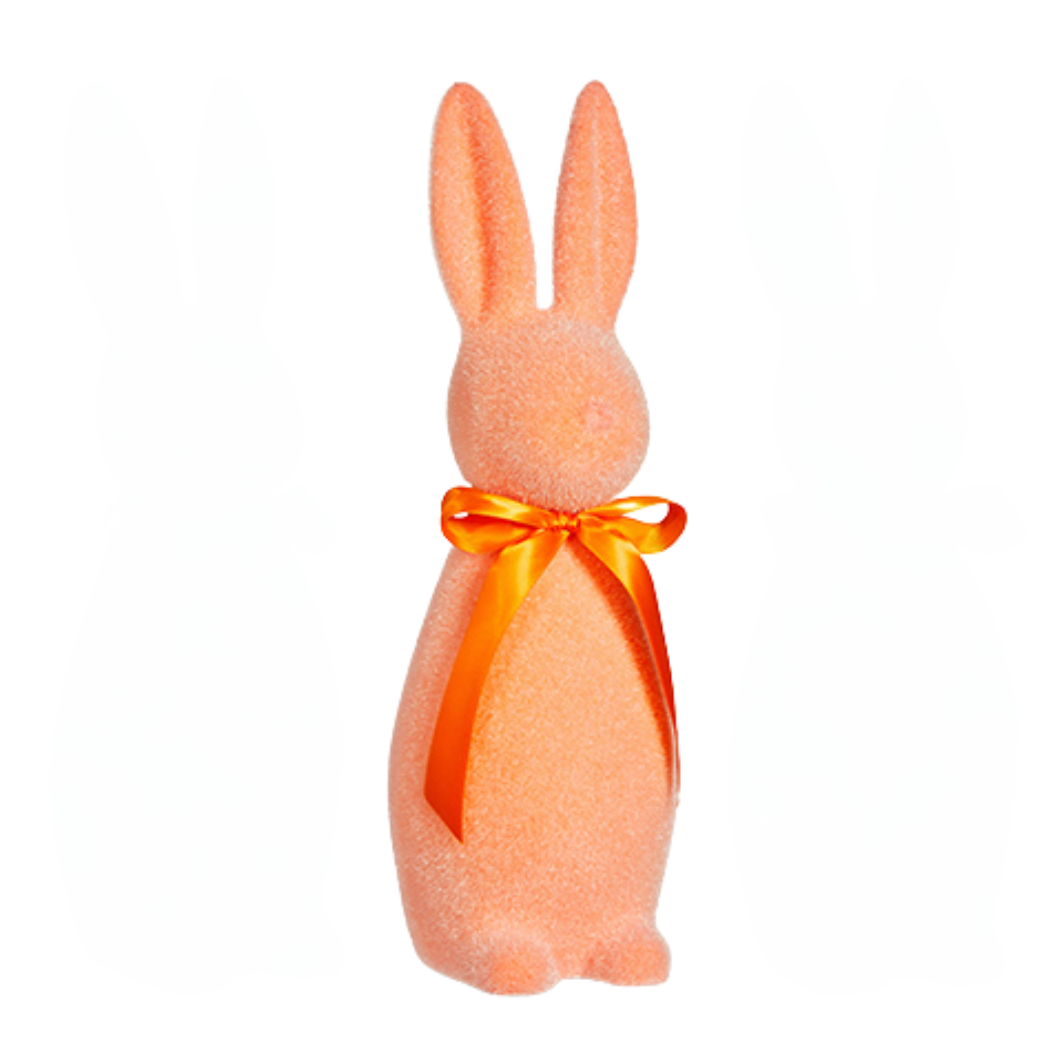 Sherbert Flocked Bunny