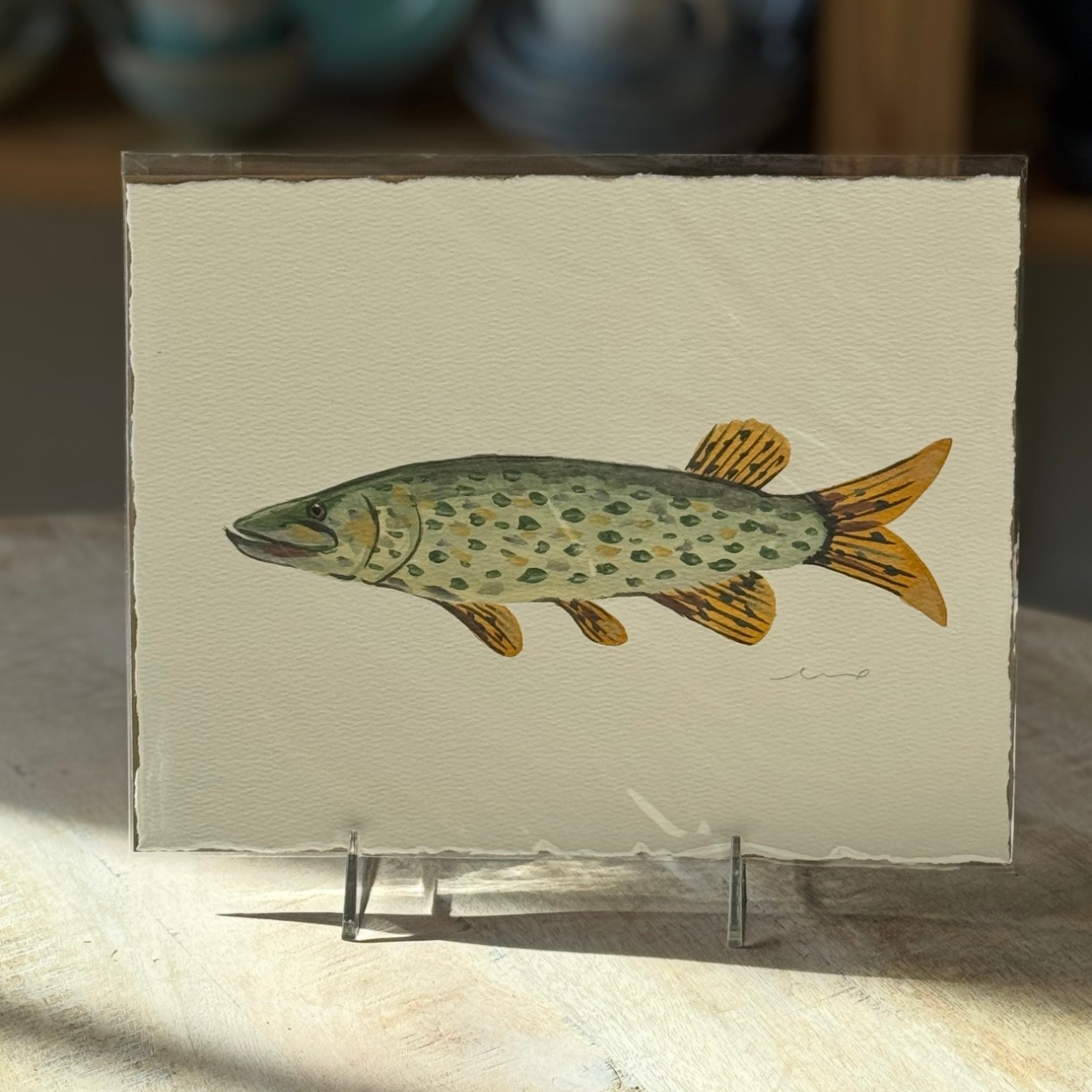 LELLO CO. Large Fish Paintings