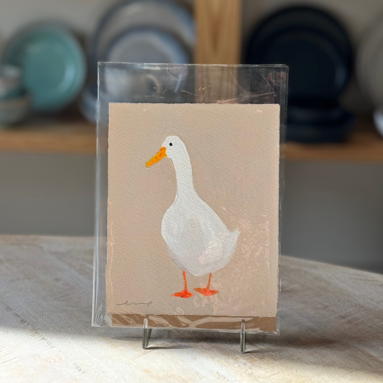 LELLO CO. Small Duck Watercolor Paintings