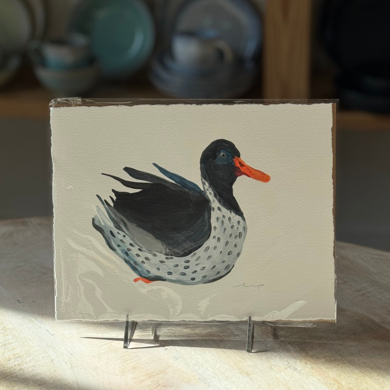 LELLO CO. Large Duck Watercolor Paintings