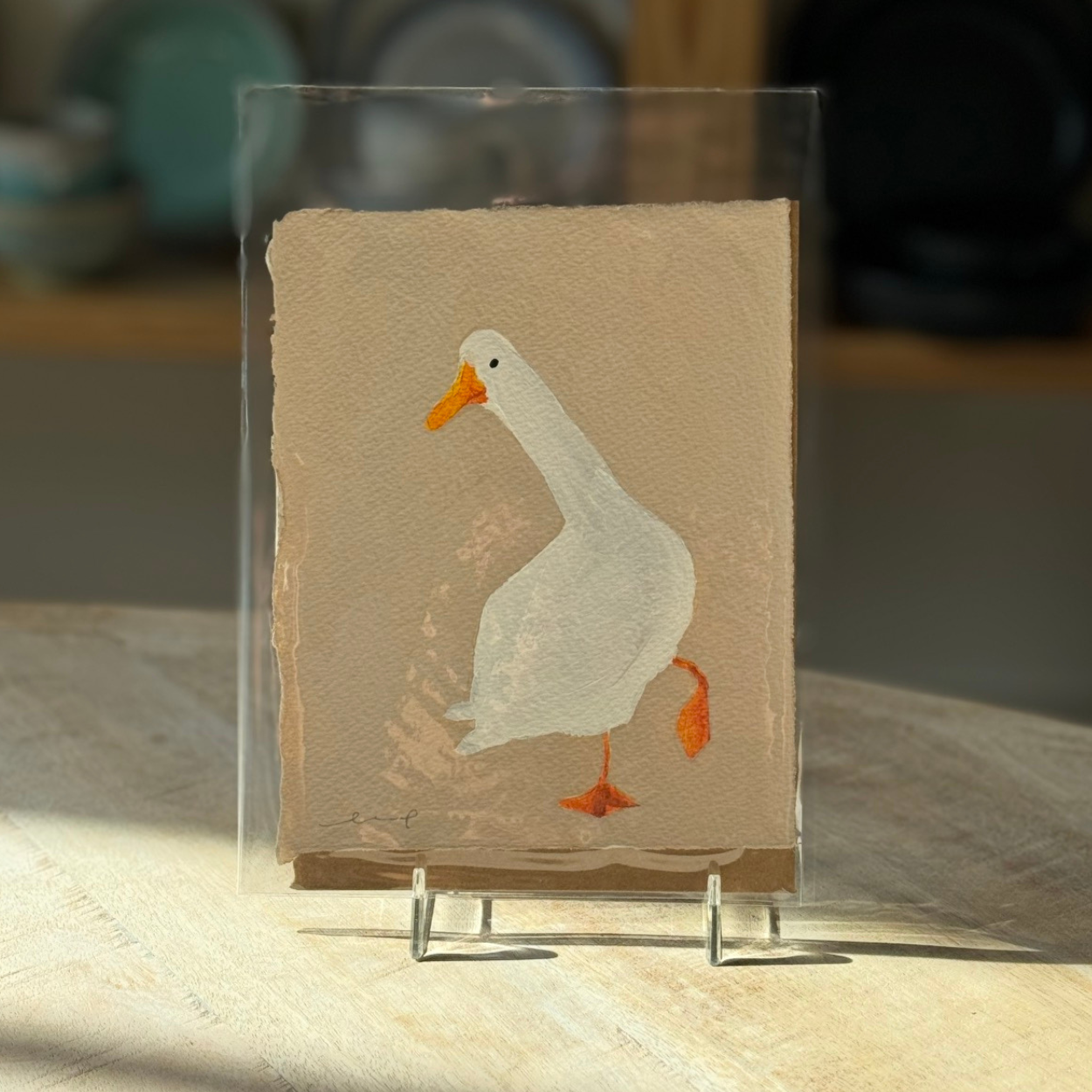 LELLO CO. Small Duck Watercolor Paintings