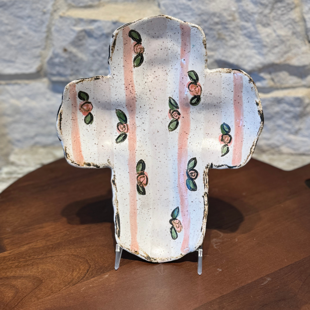 Etta B Cottage Stripe Cross