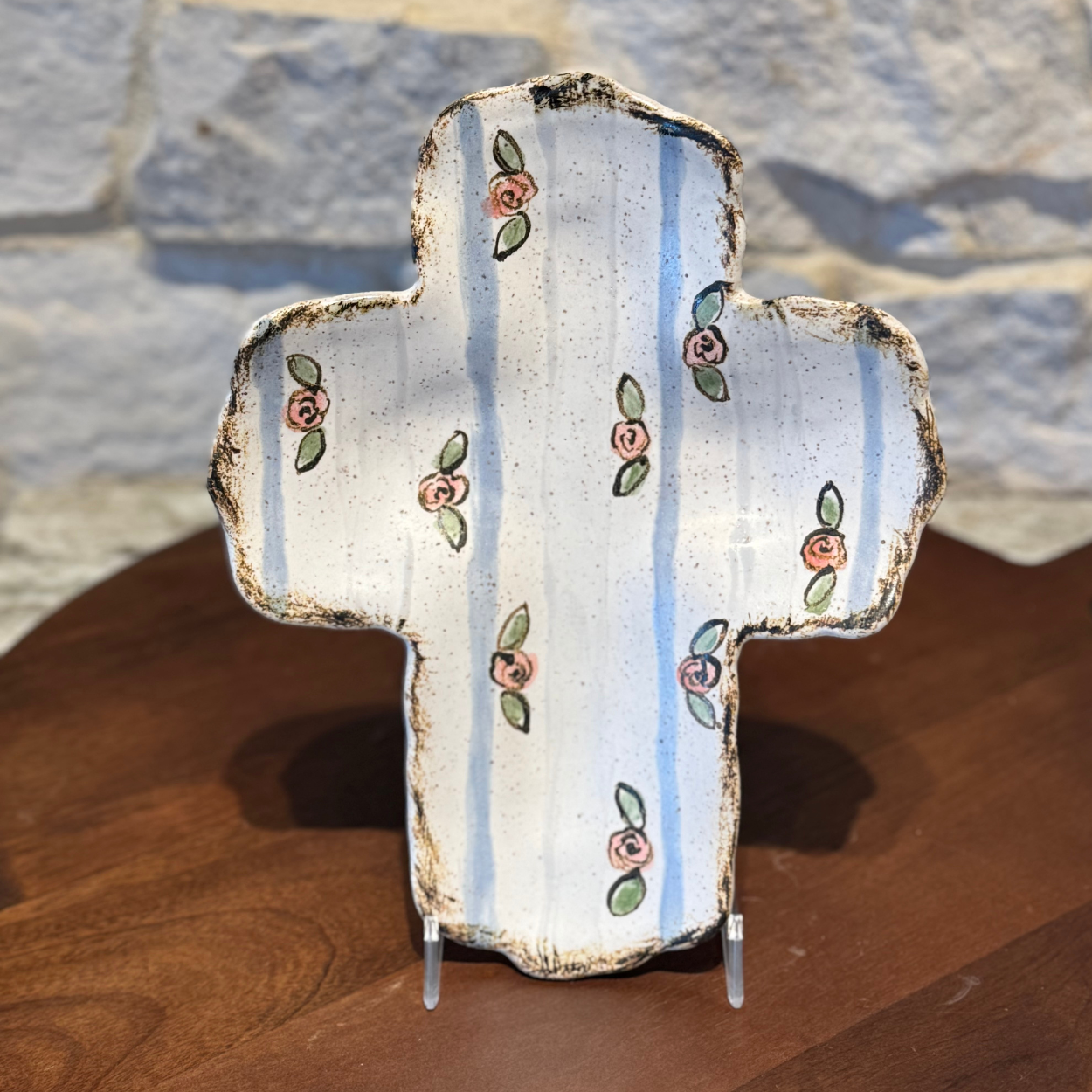 Etta B Cottage Stripe Cross