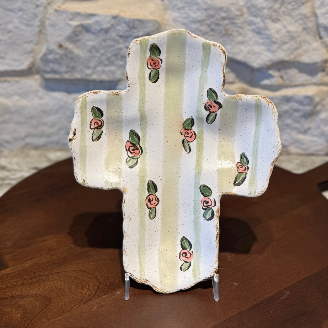 Etta B Cottage Stripe Cross