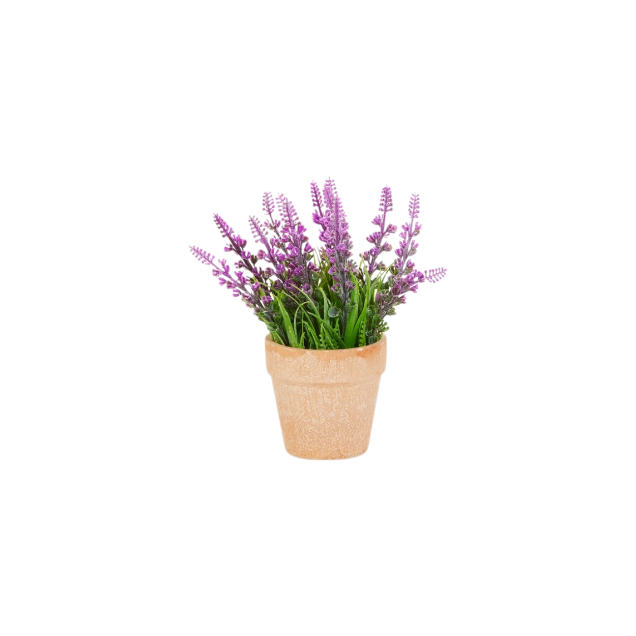 small faux lavender plant 7.5" Potted Faux Lavender