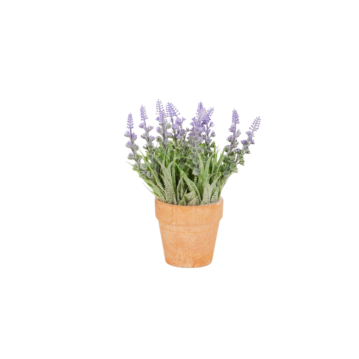 7.5” Potted Faux Lavender