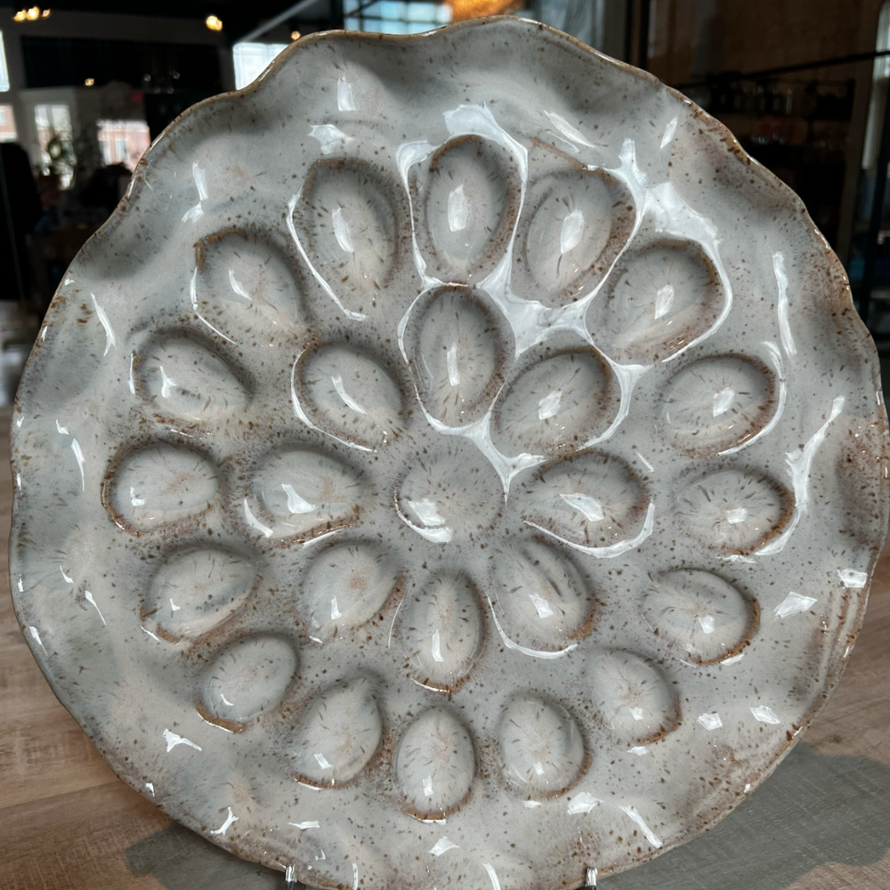 Etta B Twenty-Four Egg Platter