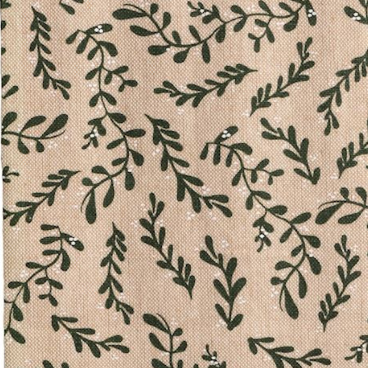 Green Holiday Tea Towel