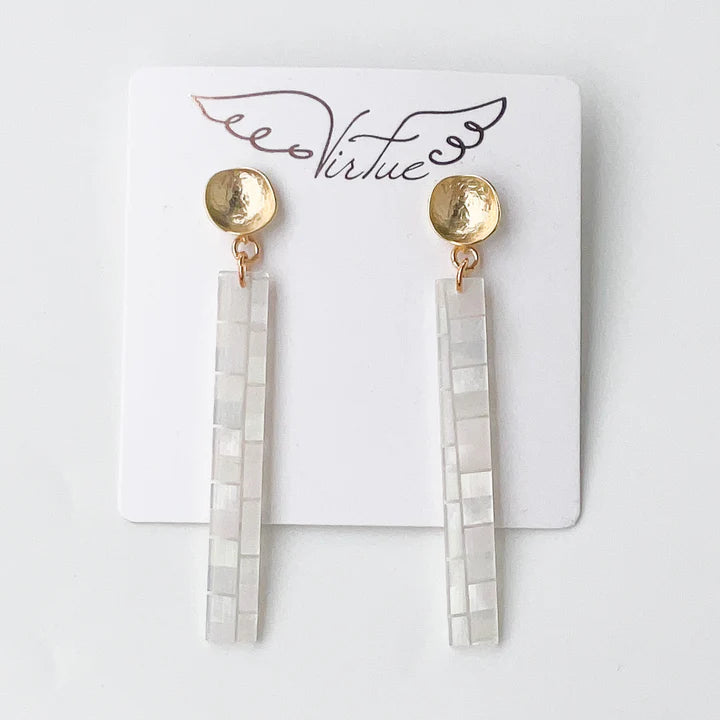 Acrylic Bar Earrings