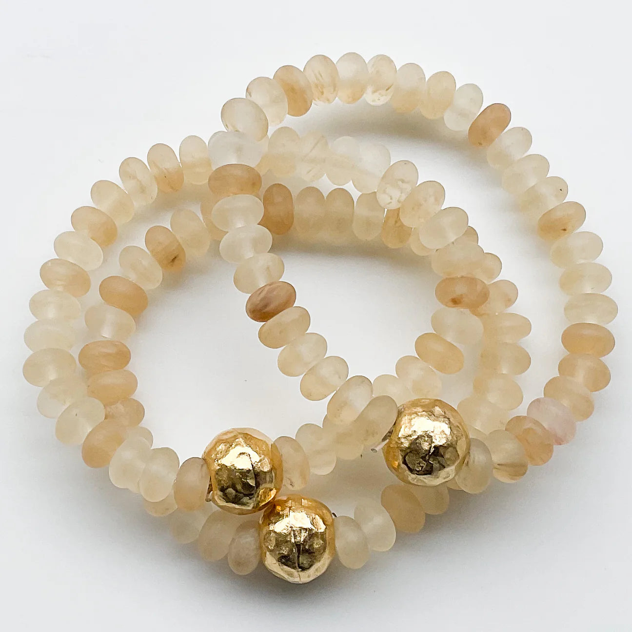 Rondelle Gemstone Bracelet