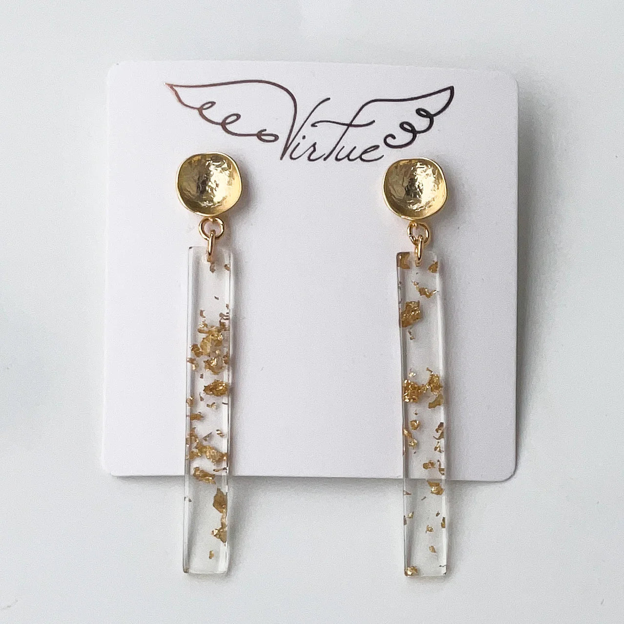 Acrylic Bar Earrings