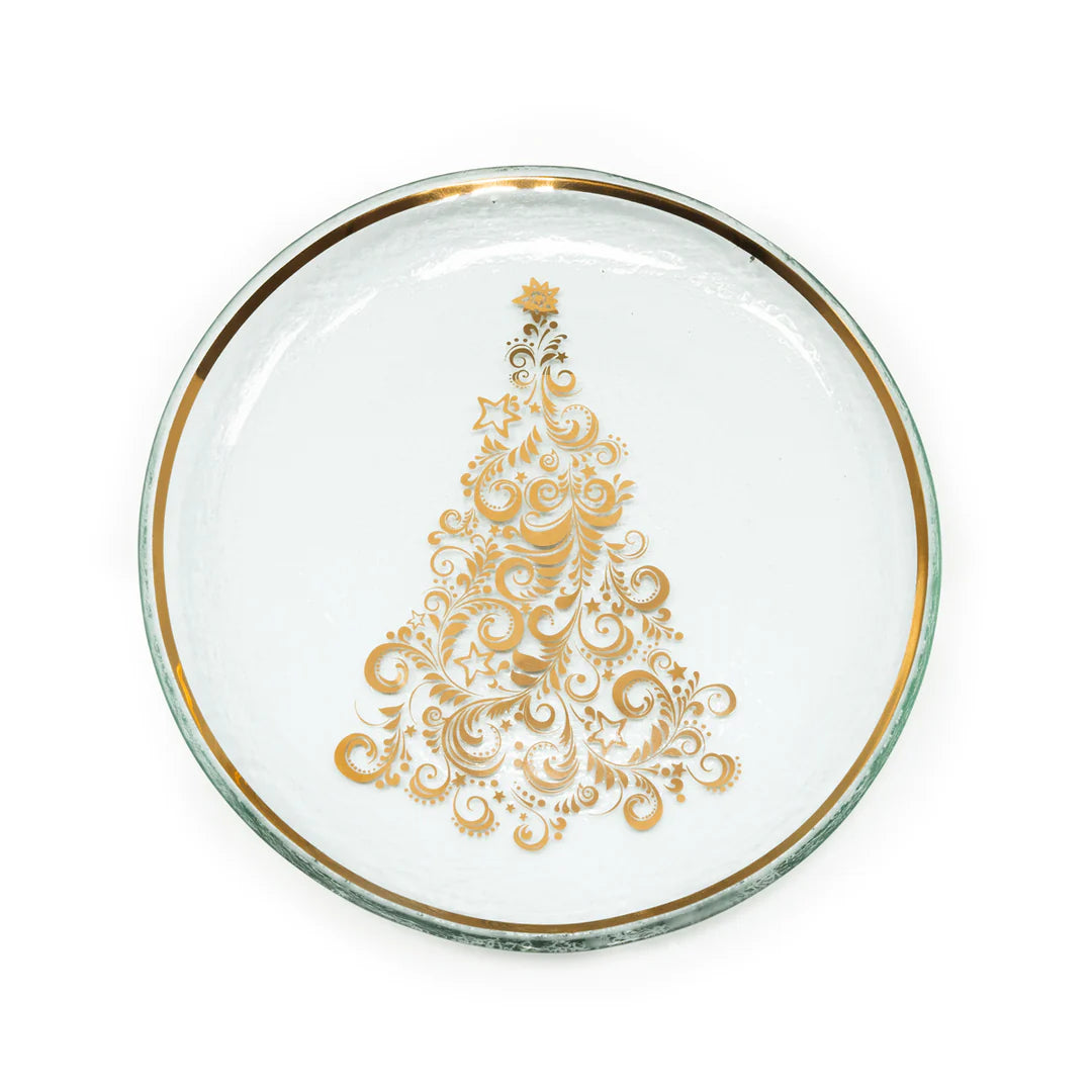 Annieglass Annual Christmas Tree Plate