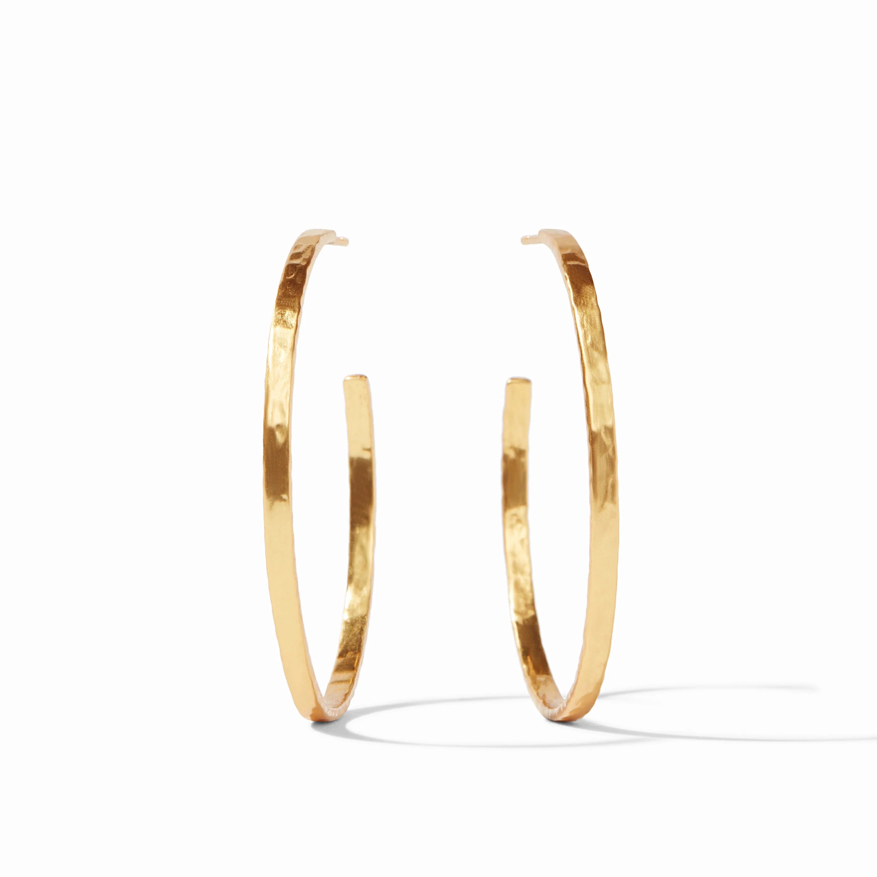 Julie Vos Gold Crescent Hoop