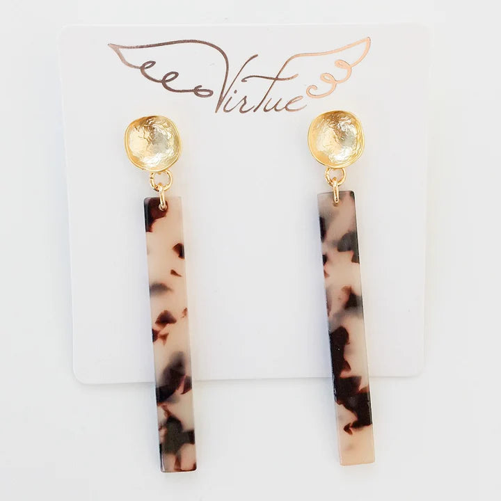 Acrylic Bar Earrings