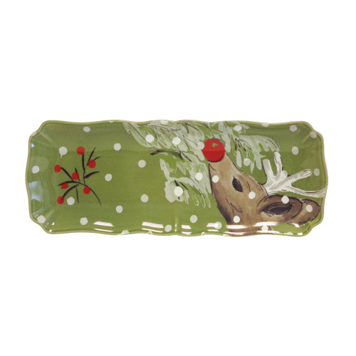 Deer Friends 18" Rectangular Tray