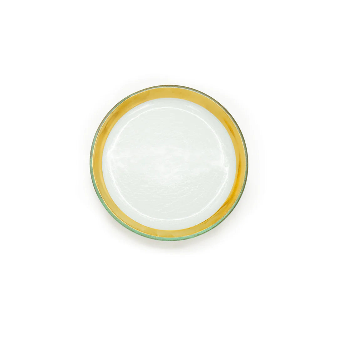 Annieglass Roman Antique Appetizer Plate