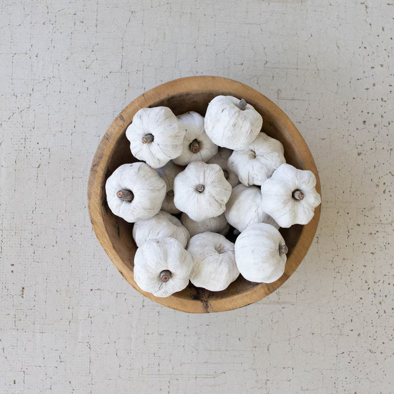 Dried Miniature Faux Pumpkins