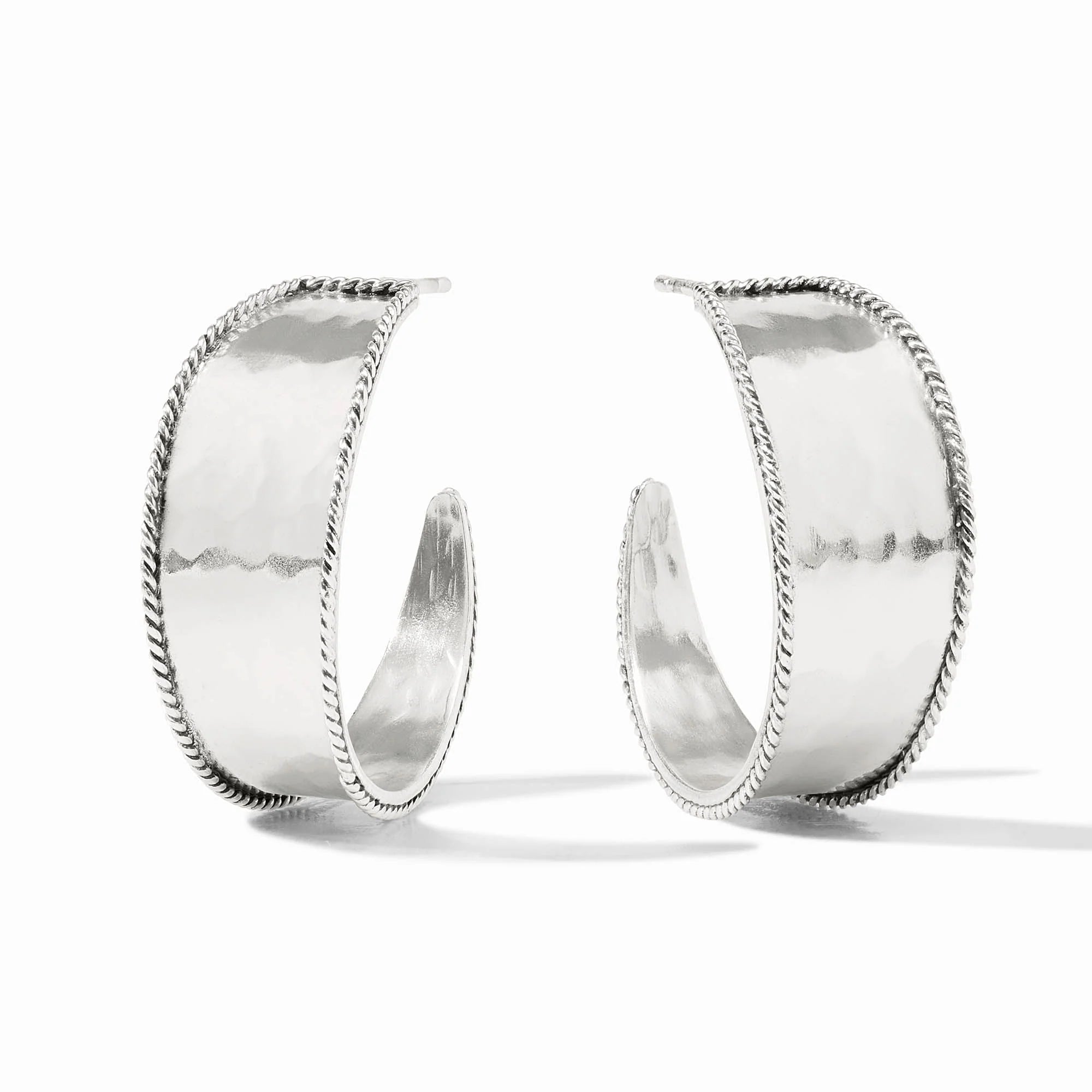 Julie Vos Silver Savoy Hoop