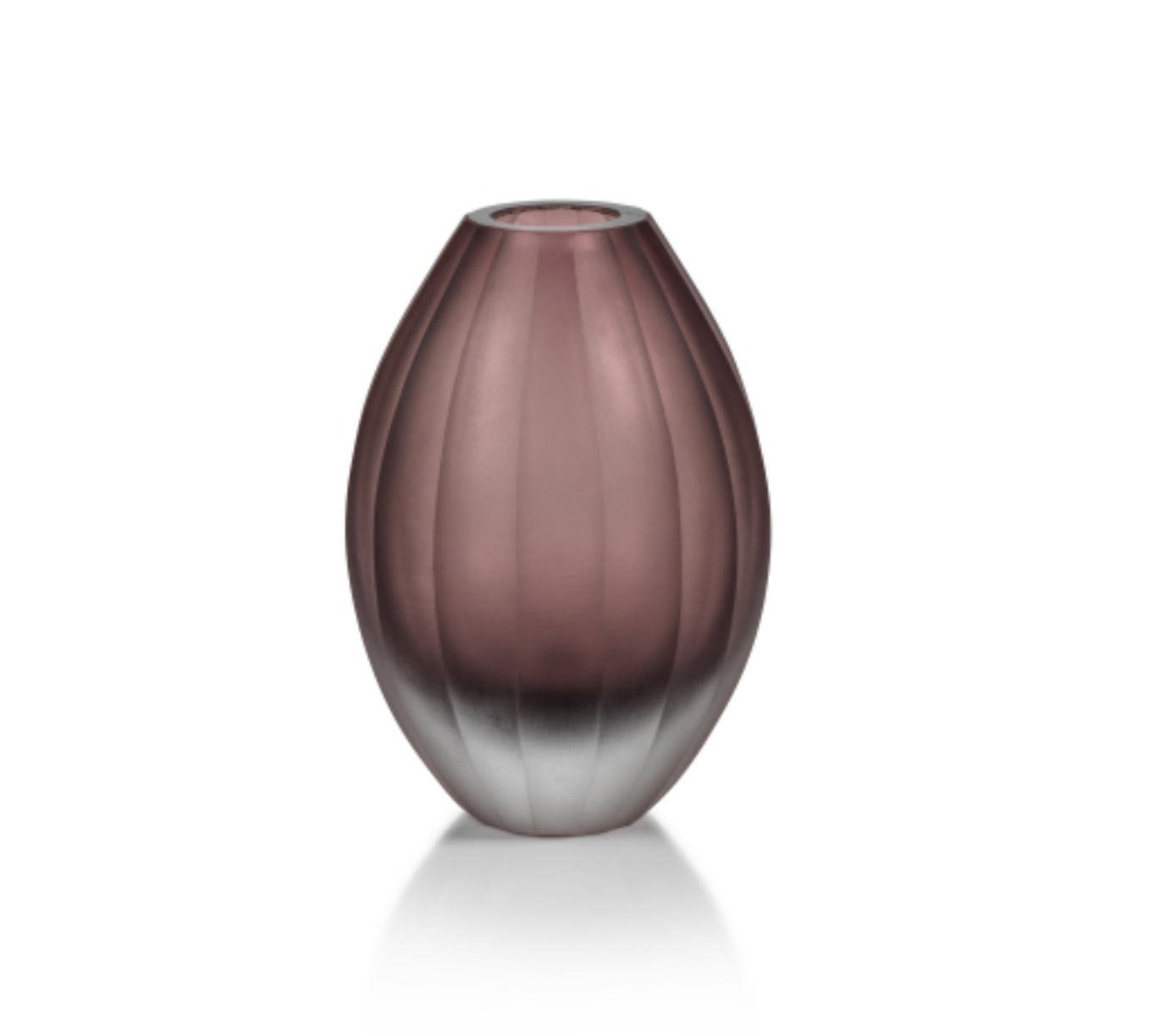 Milano Cut & Frosted Vase