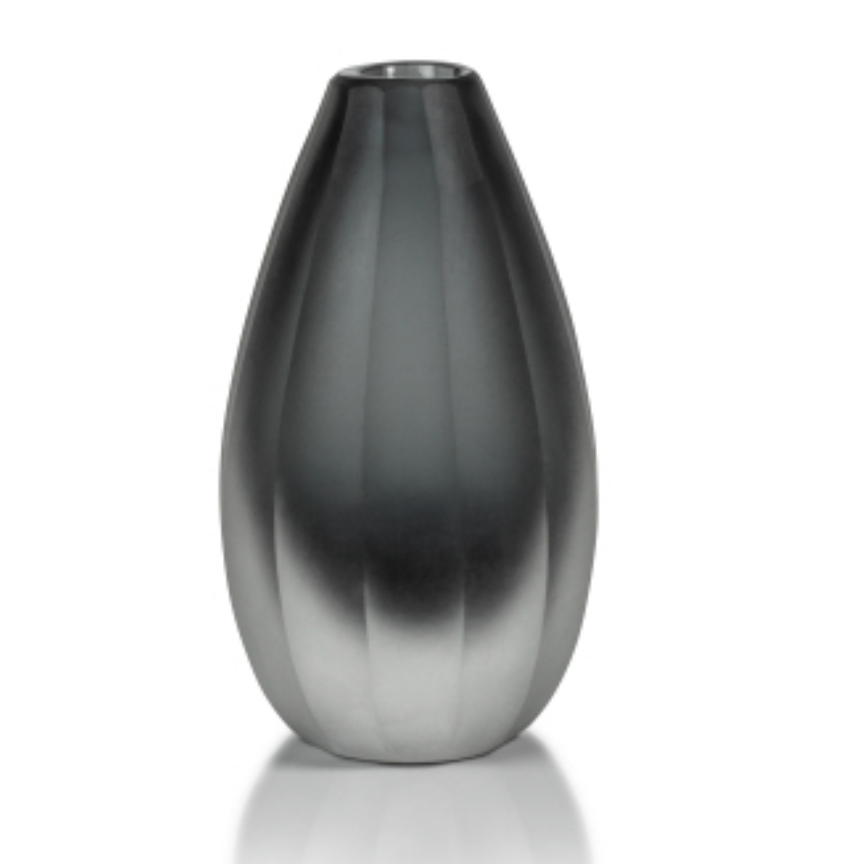 Milano Cut & Frosted Vase