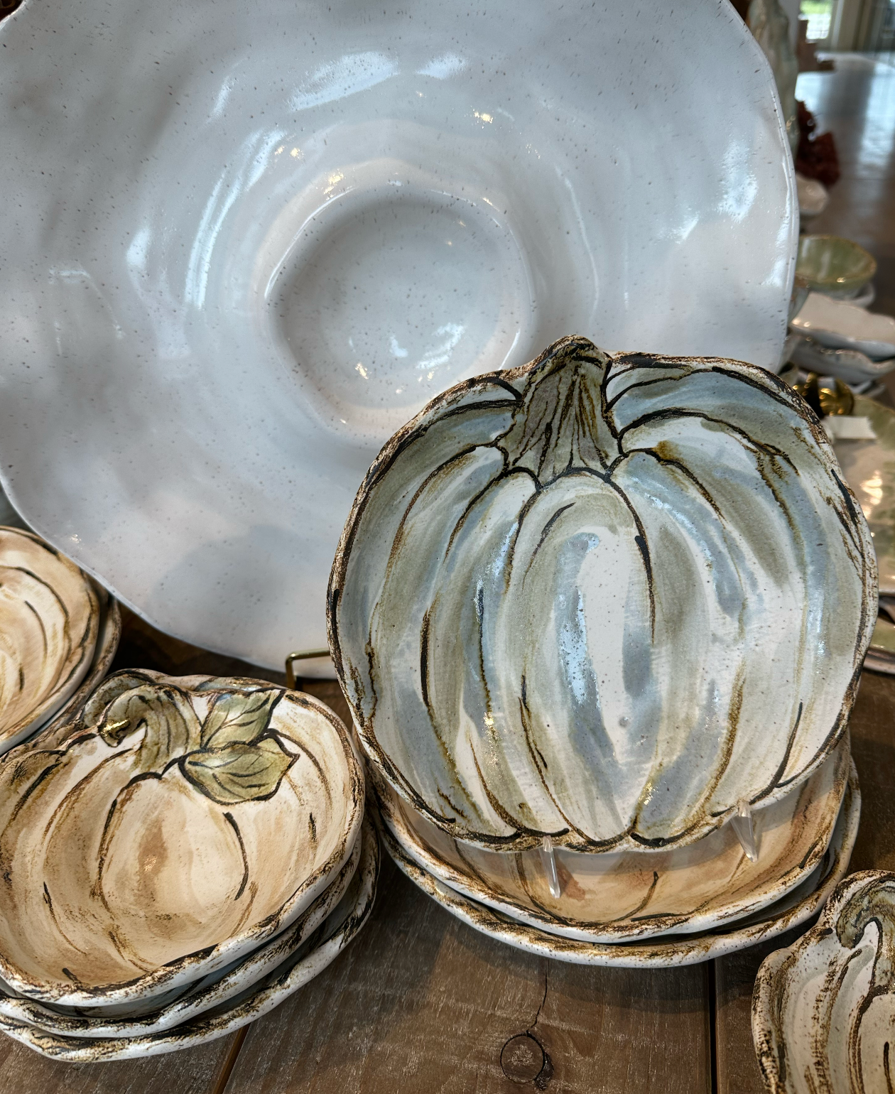 Etta B 2025 Pumpkin Dish | Handmade Fall Serveware for Seasonal ...