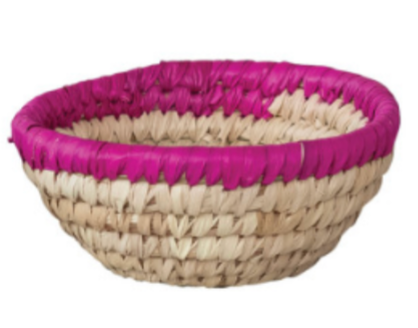 Decorative Small Hand-Woven Basket