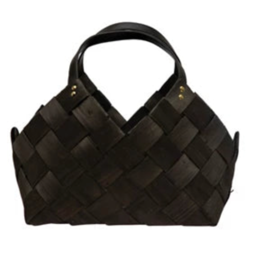 Woven Wood Baskets w. Handles