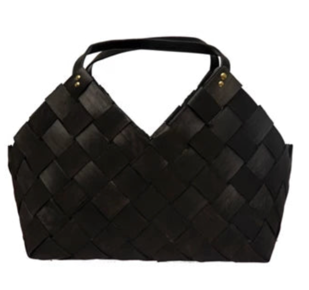Woven Wood Baskets w. Handles