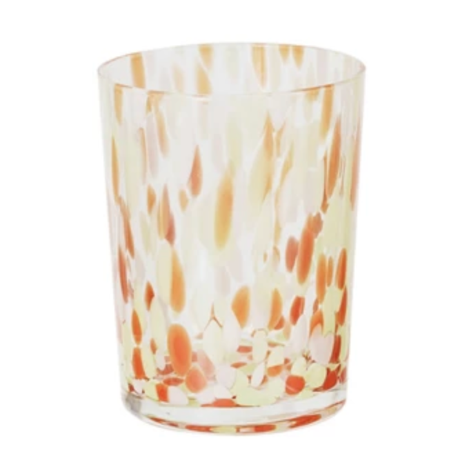 12 oz Blown Confetti Glass