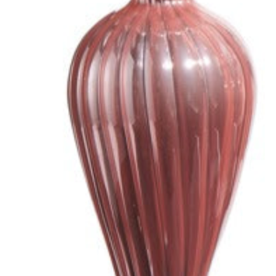 Pink Finial Glass Ornament