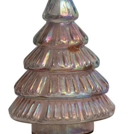 Embossed Mercury Glass Tree