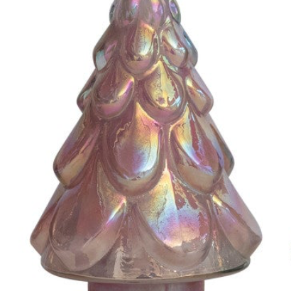 Embossed Mercury Glass Tree