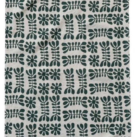 Stonewashed Cotton Printed & Waffle Weave Tea Towels