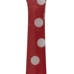 Enameled Stainless Steel Fork with Dots/Stripes Pattern