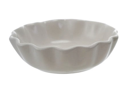4" Stoneware Scalloped Bowl